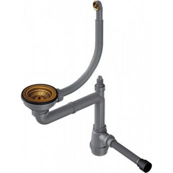 Арматура для одночашевых моек OMOIKIRI WK-1-SI с декоративной решеткой